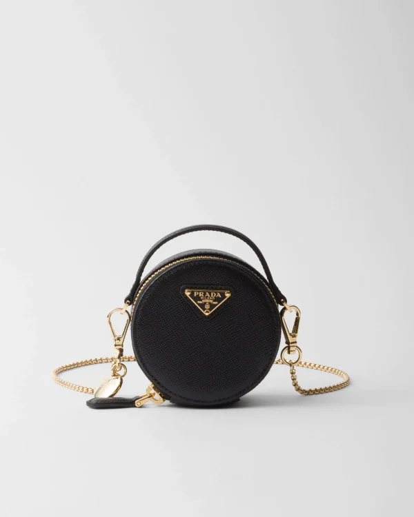 Mini Bags | Mini Bags*Prada Saffiano leather mini-pouch Black