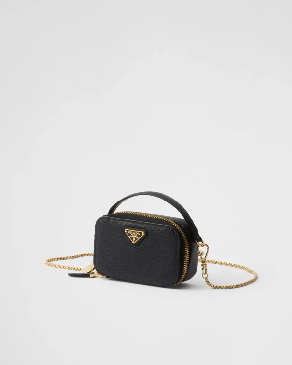 Mini Bags | Mini Bags*Prada Saffiano leather mini-pouch Black