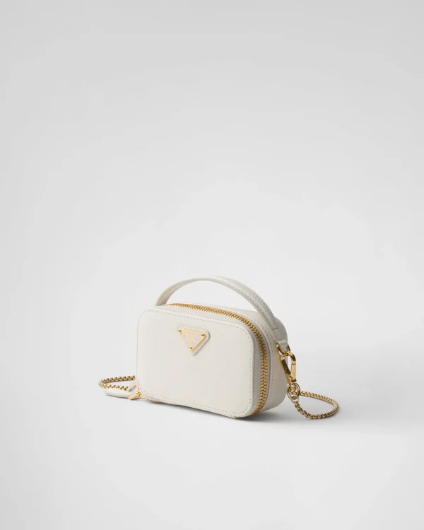 Mini Bags | Mini Bags*Prada Saffiano leather mini-pouch White