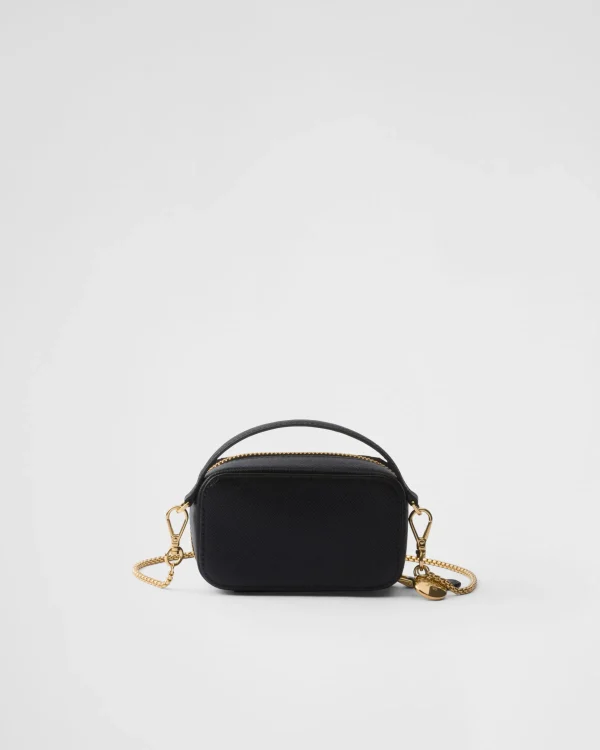 Mini Bags | Mini Bags*Prada Saffiano leather mini-pouch Black