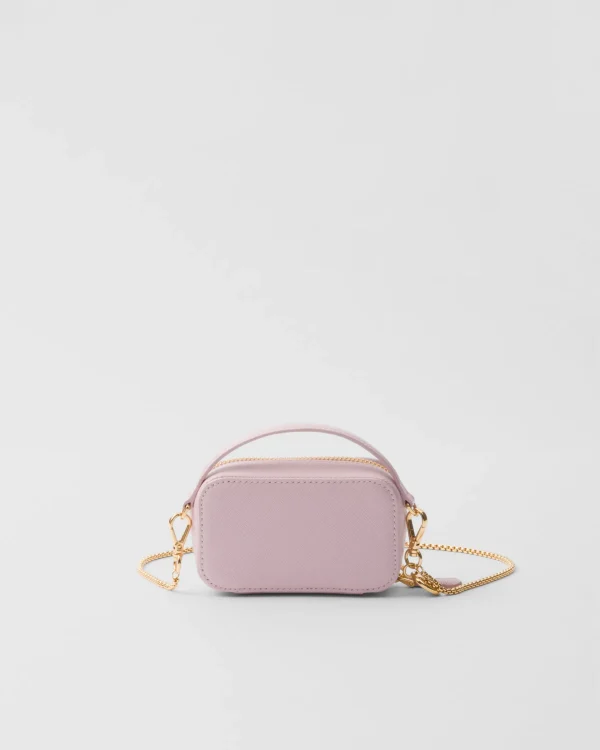 Mini Bags | Mini Bags*Prada Saffiano leather mini-pouch Alabasterpink