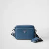 Messenger Bags*Prada Saffiano leather shoulder bag Airforceblue