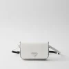 Messenger Bags*Prada Saffiano leather shoulder bag White