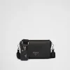 Messenger Bags*Prada Saffiano leather shoulder bag Black