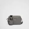 Messenger Bags*Prada Saffiano leather shoulder bag Marblegray