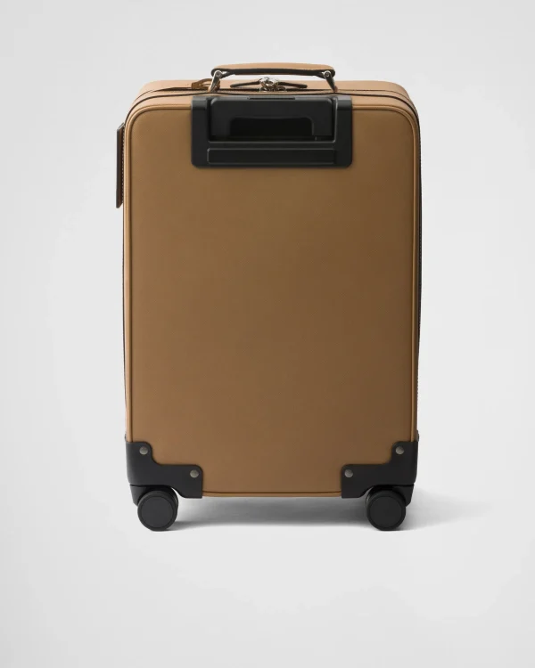 Luggage And Carry On | Luggage And Carry On*Prada Saffiano leather trolley Caramel