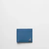 Small Wallets*Prada Saffiano Leather Wallet Aviatorblue