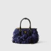 Mini Bags | Mini Bags*Prada Satin and patent leather Galleria mini-bag Balticblue/black