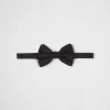 Ties And Bow Ties*Prada Satin bowtie Black