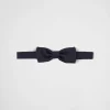 Ties And Bow Ties*Prada Satin bow-tie Navy