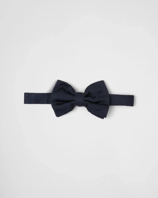 Ties And Bow Ties*Prada Satin bowtie Navy