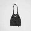 Mini Bags | Mini Bags*Prada Satin mini-bag with crystals Black