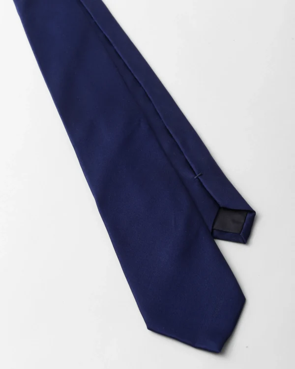 Ties And Bow Ties*Prada Satin tie Inkblue