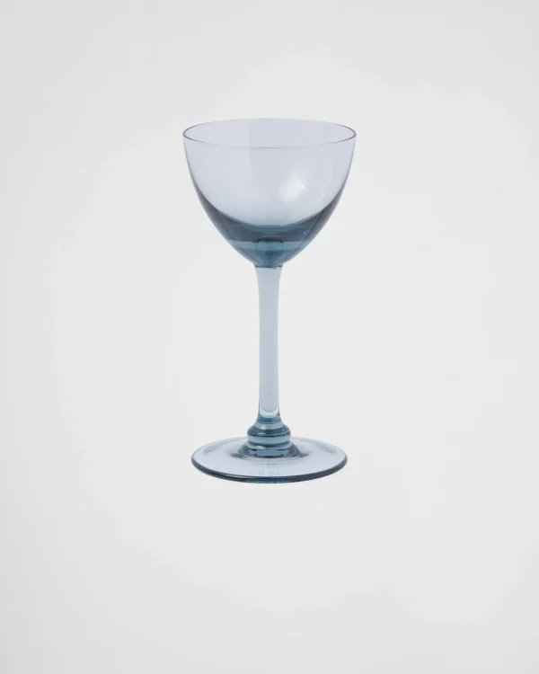 Glassware*Prada Set of two crystal cocktail glasses - New York Seablue