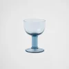 Glassware*Prada Set of two crystal red wine glasses - Plinth Seablue