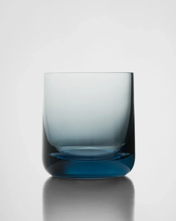 Glassware*Prada Set of two crystal tumbler glasses - Plinth Seablue