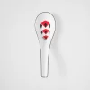 Trays And Table Accessories*Prada Set of two porcelain spoons - Vienna Red Black/red