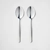 Cutlery*Prada Set of two stainless steel teaspoons Steelgray