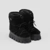 Boots*Prada Shearling après ski booties Black