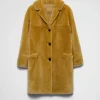 Leather Clothing*Prada Shearling coat Yellow