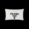 Games And Home Accessories*Prada Sheepskin pillow White/black