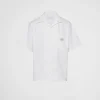 Shirts*Prada Short-sleeved cotton shirt White