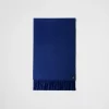 Silks And Scarves*Prada Silk and cashmere scarf Inkblue