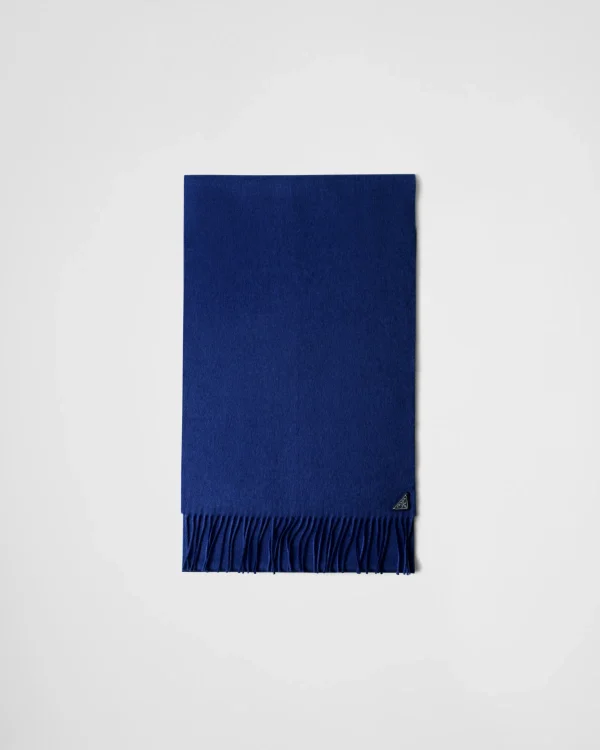 Silks And Scarves*Prada Silk and cashmere scarf Inkblue