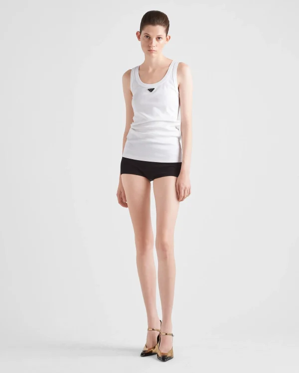 Trousers And Shorts*Prada Silk shorts Black