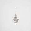 Jewels*Prada Single earring with Robot Jewels pendant Silver