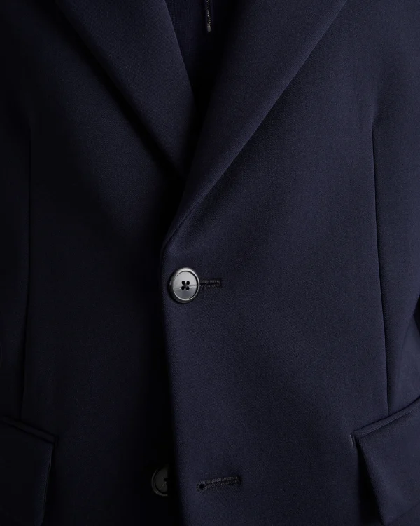 Jackets And Coats*Prada Single-breasted technical gabardine jacket Navy