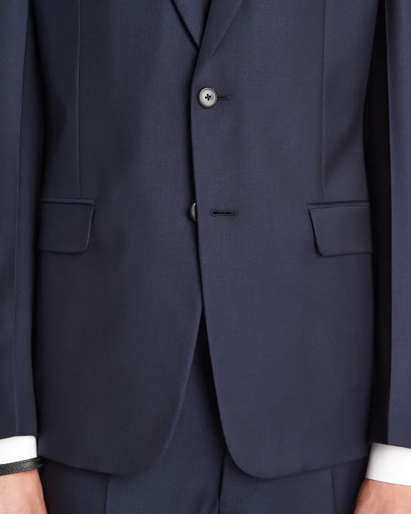 Suits*Prada Single-breasted wool suit Navy