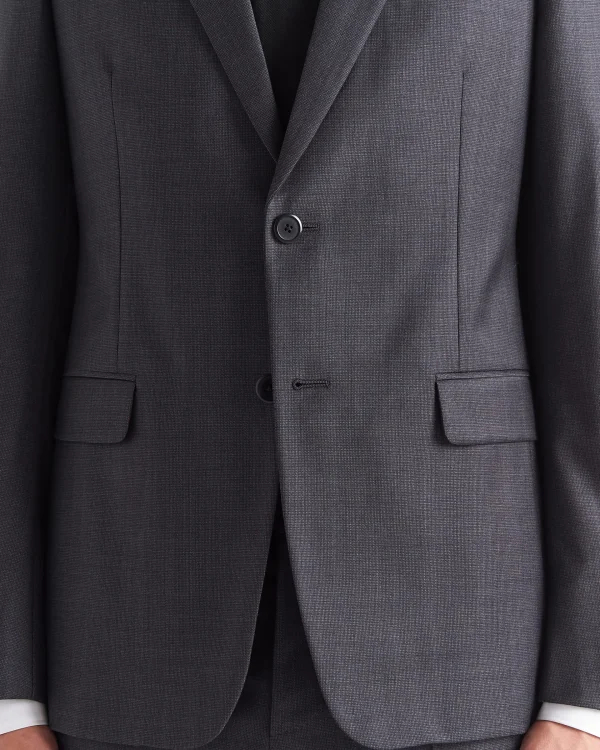 Suits*Prada Single-breasted wool suit Anthracitegray