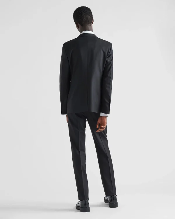 Suits*Prada Single-breasted wool suit Black