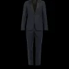 Suits*Prada Singled-breasted two-button wool mohair tuxedo Blue/black