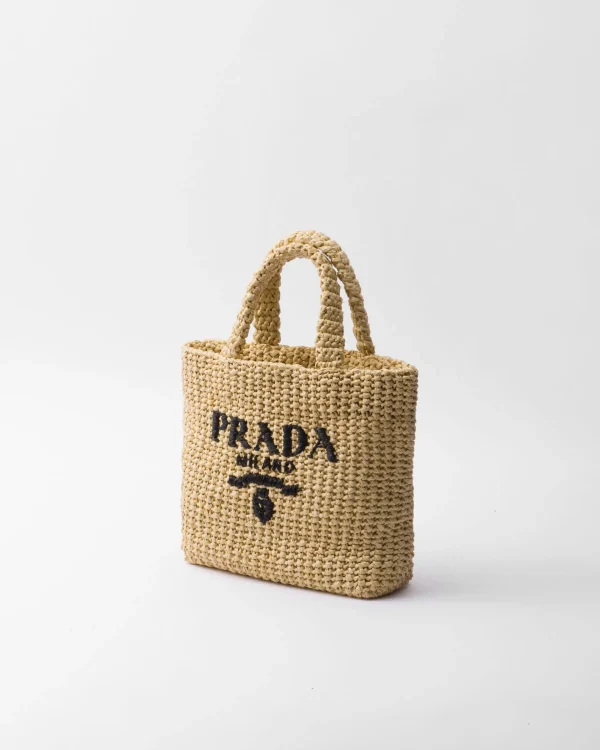 Totes | Totes*Prada Small crochet tote bag Natural