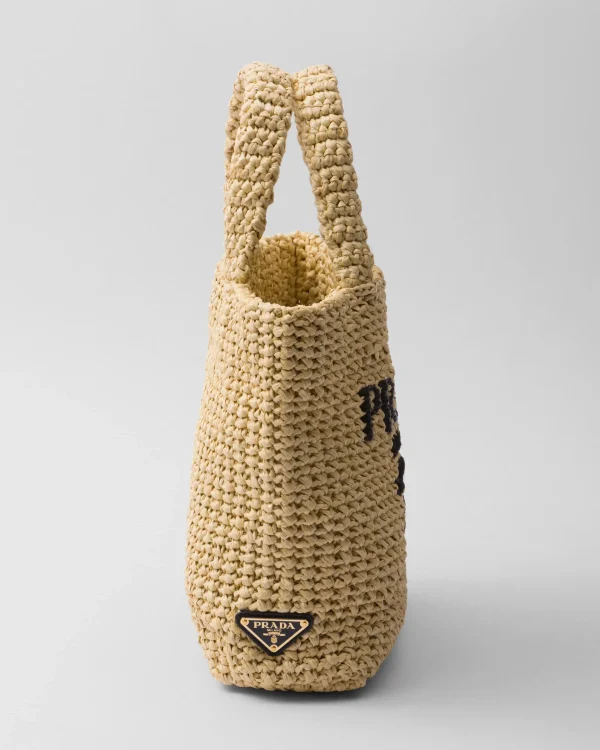 Totes | Totes*Prada Small crochet tote bag Natural