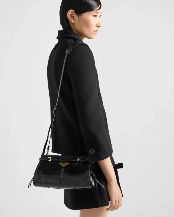 Shoulder Bags | Shoulder Bags*Prada Small leather shoulder bag Black