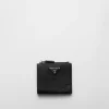 Small Wallets*Prada Small leather wallet Black