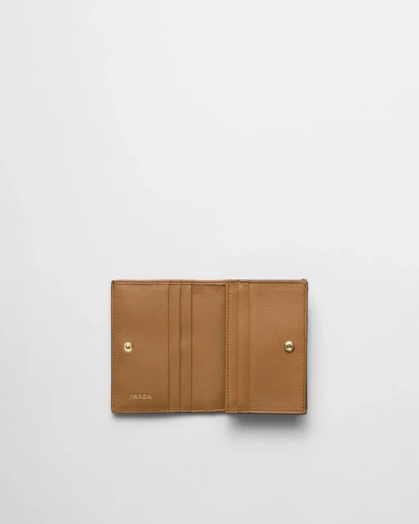 Small Wallets*Prada Small leather wallet Caramel