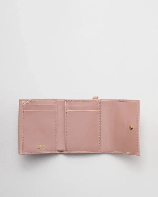 Small Wallets*Prada Small leather wallet Rosyblush