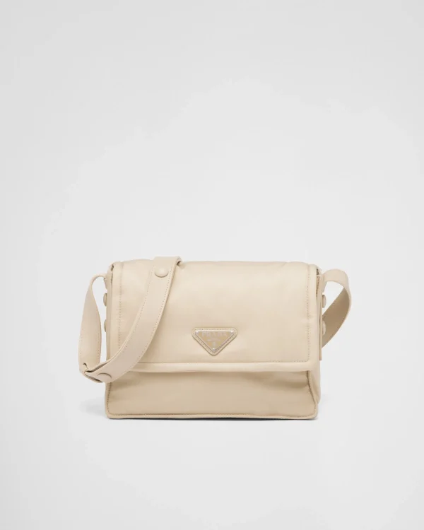 Mini Bags | Mini Bags*Prada Small padded Re-Nylon shoulder bag Desertbeige