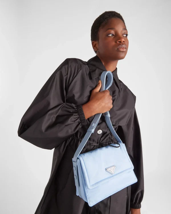 Mini Bags | Mini Bags*Prada Small padded Re-Nylon shoulder bag Lightblue