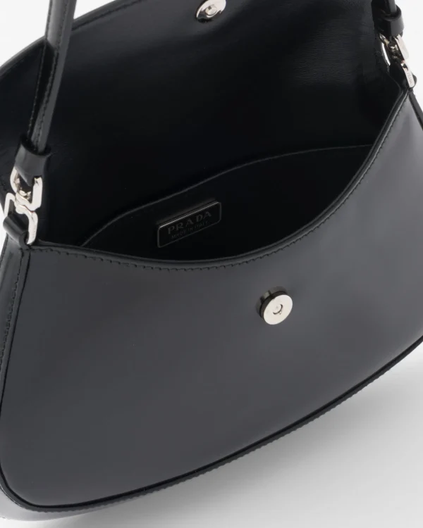 Shoulder Bags | Shoulder Bags*Prada Small Cleo brushed leather shoulder bag with flap Black