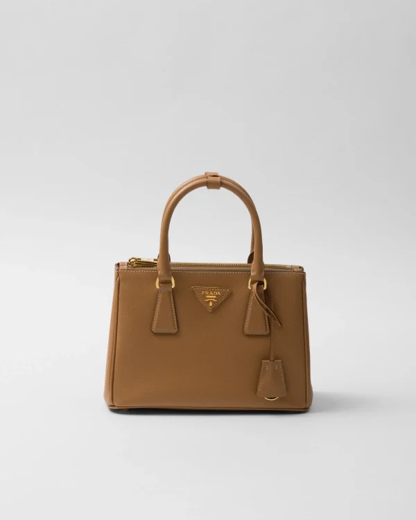 Top Handles | Top Handles*Prada Small Galleria Saffiano leather bag Natural