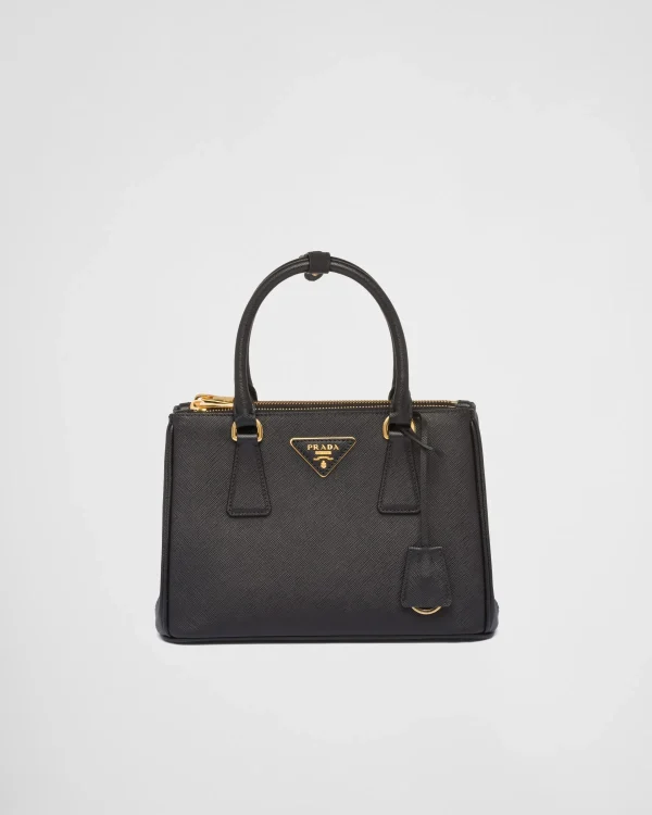 Top Handles | Top Handles*Prada Small Galleria Saffiano leather bag Black