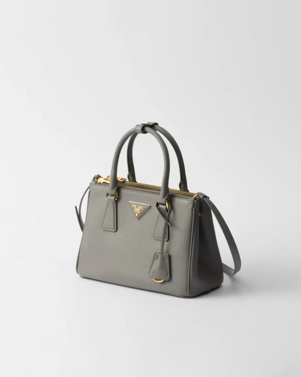 Top Handles | Top Handles*Prada Small Galleria Saffiano leather bag Slategray