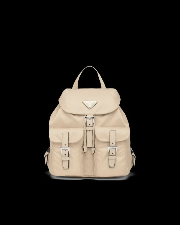 Backpacks And Belt Bags | Backpacks And Belt Bags*Prada Small Re-Nylon backpack Desertbeige