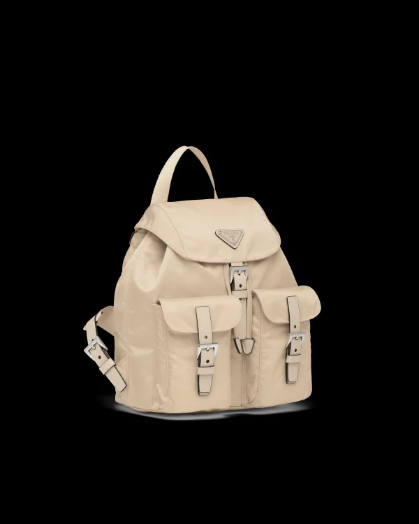 Backpacks And Belt Bags | Backpacks And Belt Bags*Prada Small Re-Nylon backpack Desertbeige