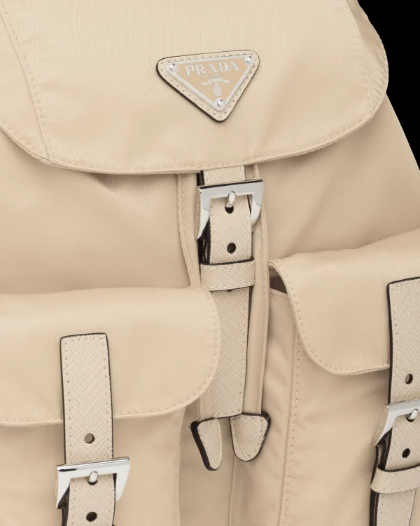 Backpacks And Belt Bags | Backpacks And Belt Bags*Prada Small Re-Nylon backpack Desertbeige